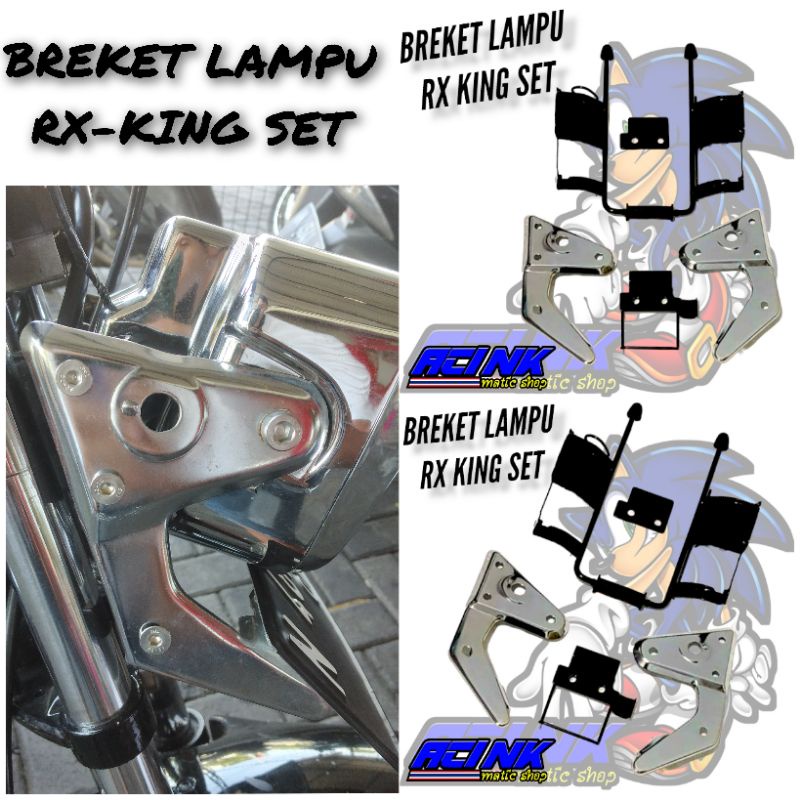 Breket Kupingan Lampu RX KING Model Standat