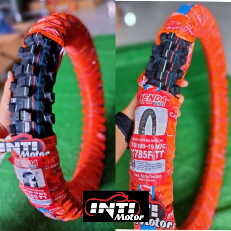 Paket Ban Trail KLX Kenda 70 100 ring 19 dan 90 100 ring 16 1 Set K 785 F TT Depan Belakang Milville