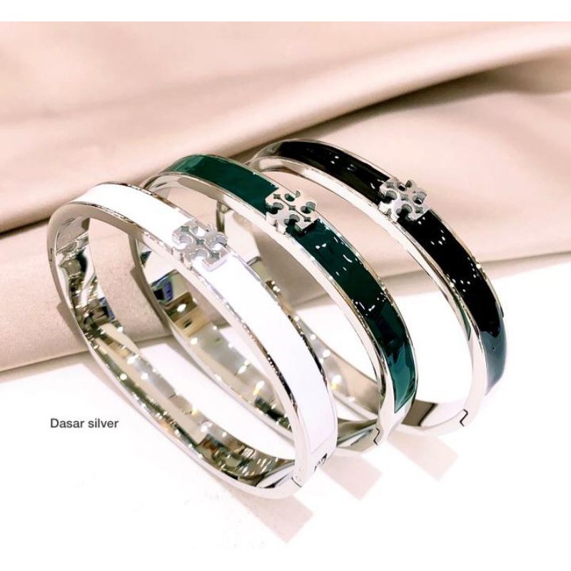 Gelang Titanium asli Silverx motif Tori Premium Quality Anti karat Bracelet Stainless Steel Ori 0394