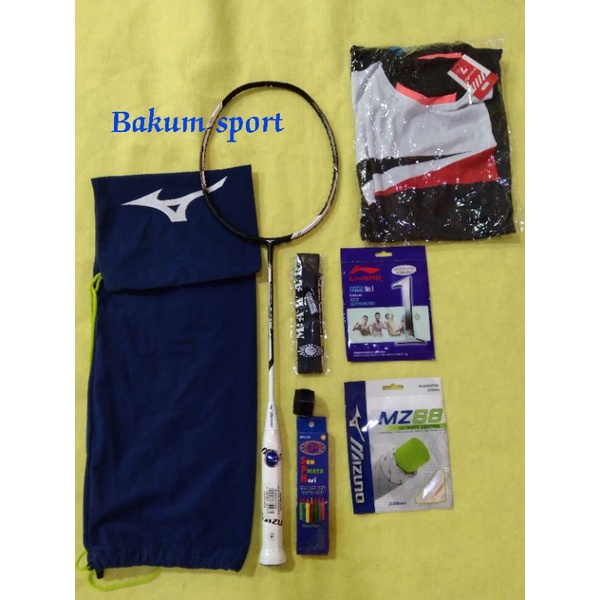 Raket mizuno caliber s-pro kualitas 100%original free bonus toko Bisa (COD)