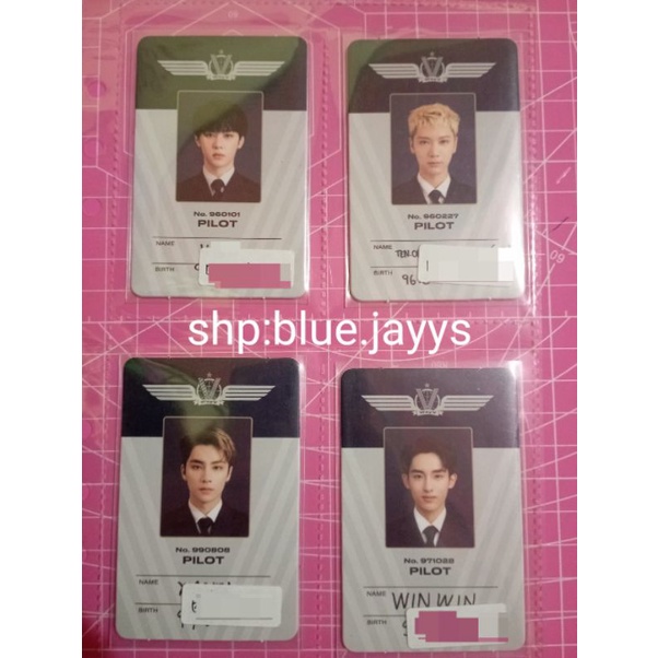 id card pilot wayv ten xiaojun winwin kun