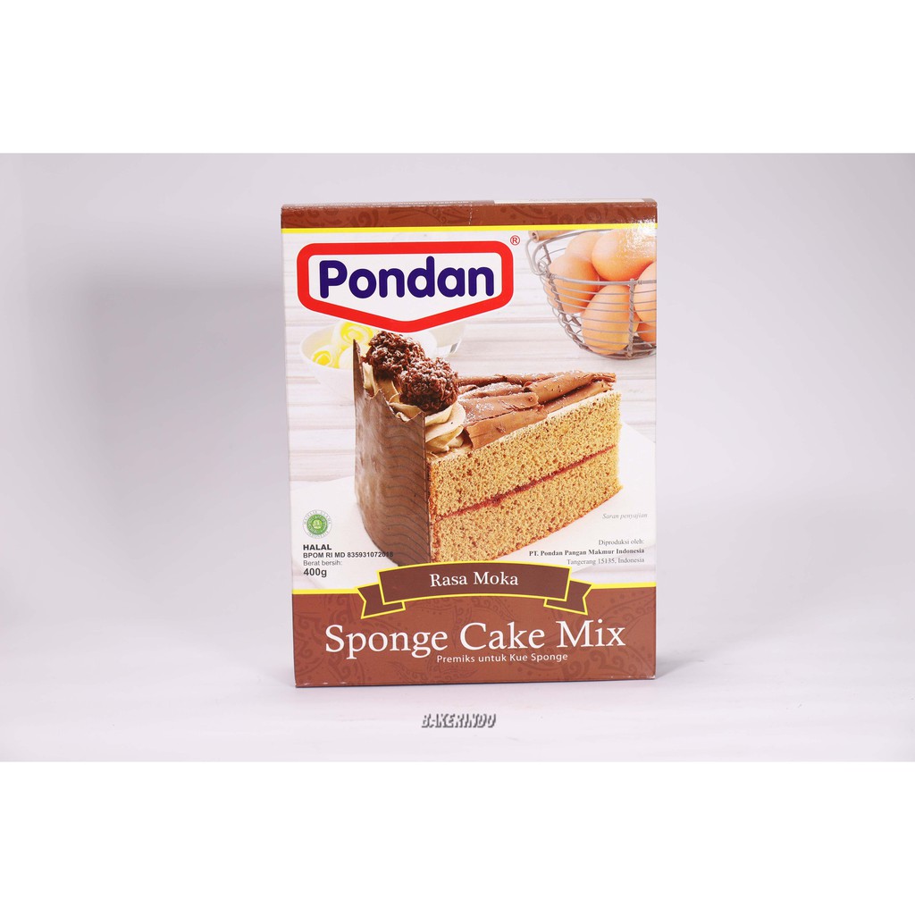 

Pondan Sponge Cake Mocca 400 Gram