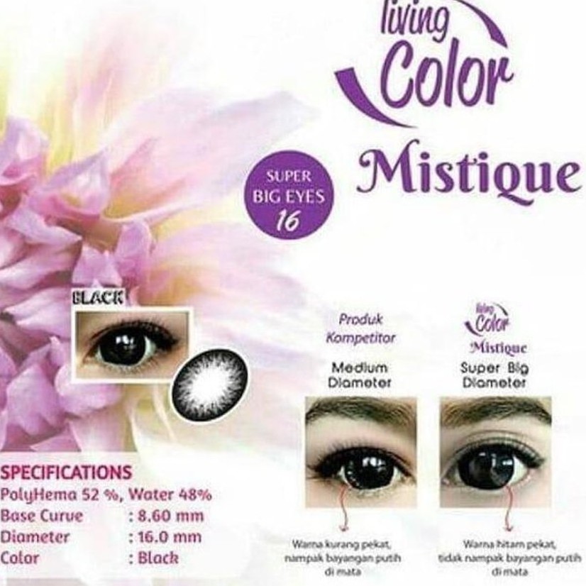 SOFTLENS MISTIQUE BLACK , GREY and BROWN DIAMETER 16MM