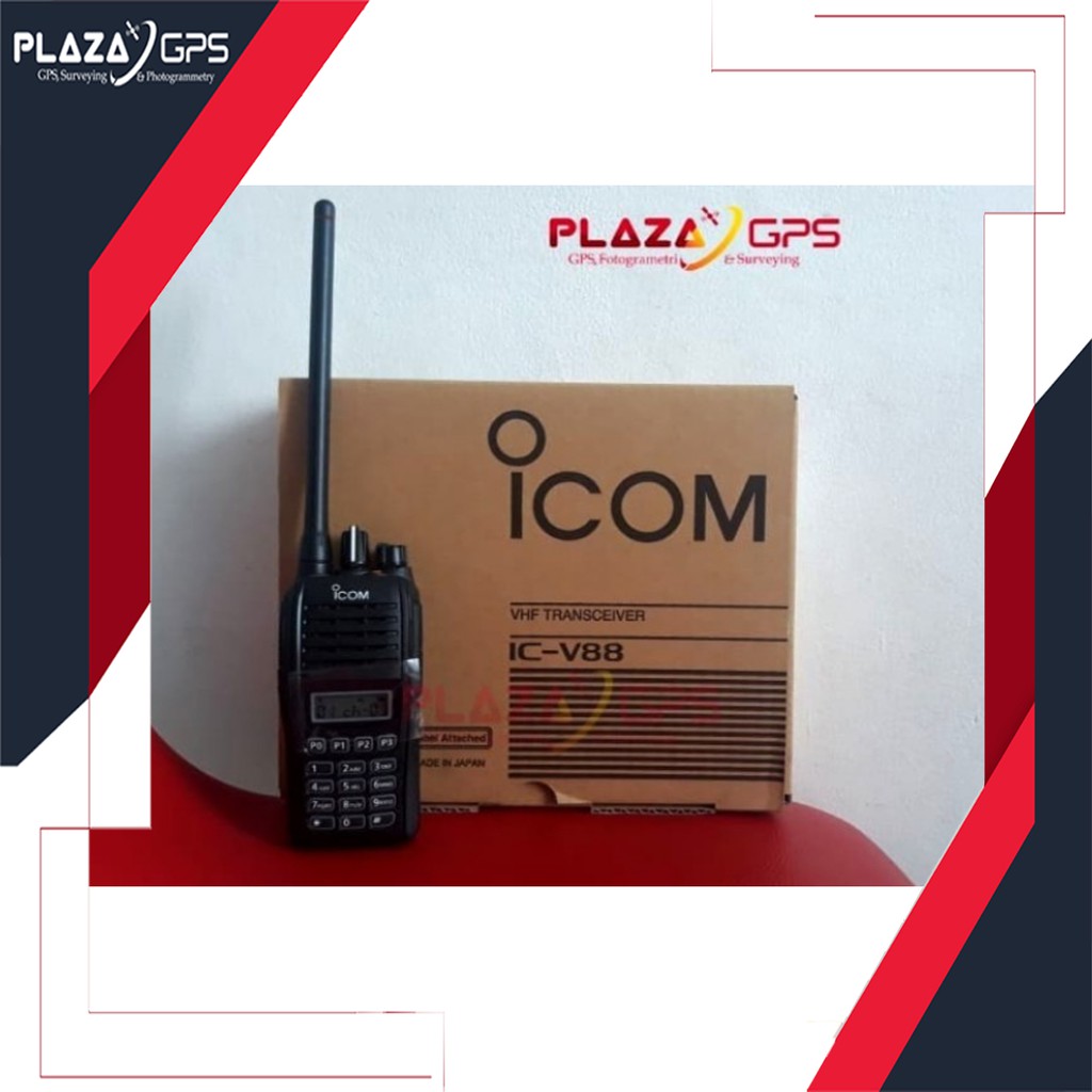 HT Icom IC-V88 Waterproof VHF / Handy Talky / Handy Talkie