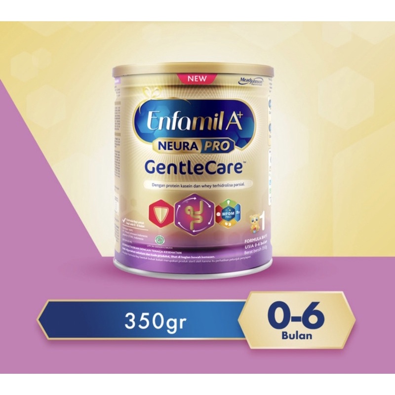 Enfamil A+ gentlecare 1 350 gram ( susu bayi gangguan pencernaan )