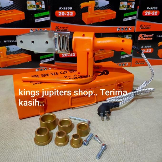 KAPUSI MESIN LAS PVC HDPE PPR PEMANAS PIPA PIPE PLASTIK LAS KAPUSI