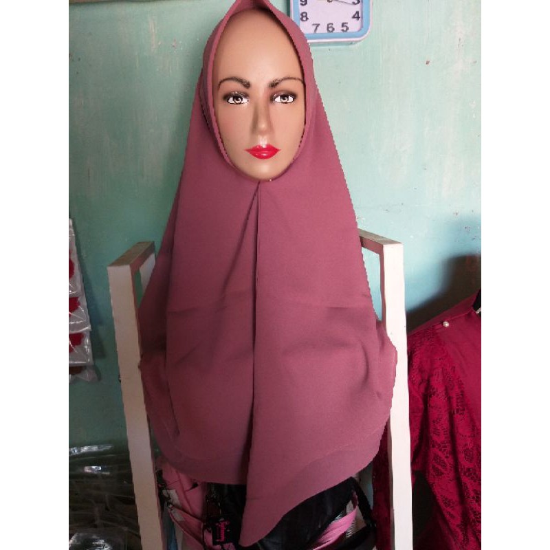 preloved ~ khimar 2 layer by daffa hijab