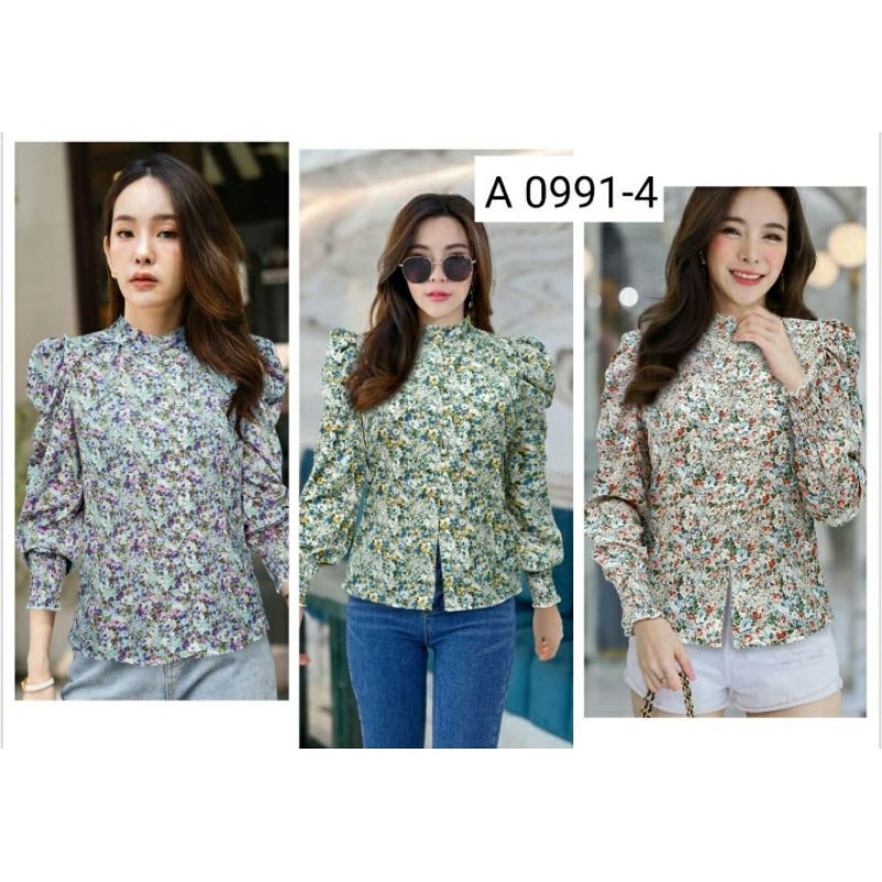 ATASAN BUNGA IMPORT/PAKAIAN WANITA/ BAJU MURAH