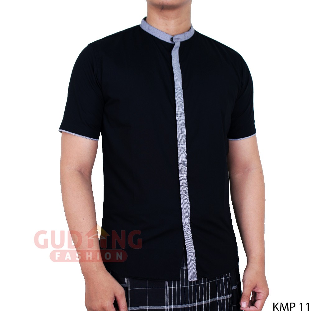 Kemeja Koko Formal Slim Fit Kerah Shanghai (COMB)