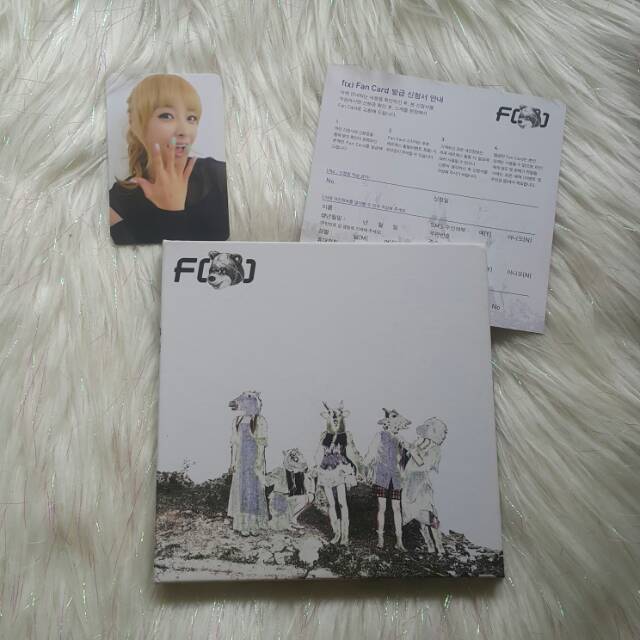 Fx Album Electric Shock F(x) FULLSET + photocard pc