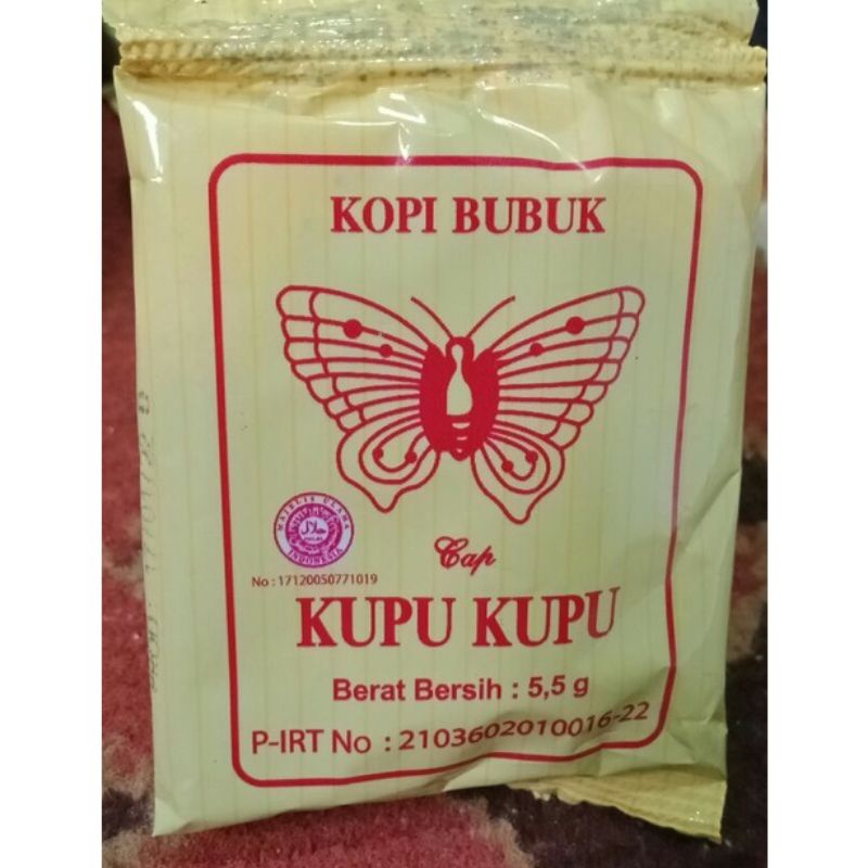 

Kopi Khas Rangkas Bitung Banten, Kopi Kupu Kupu 20pcs