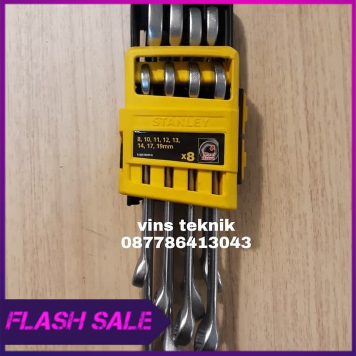 kunci ring pas set stanley STMT78099 8 kunci