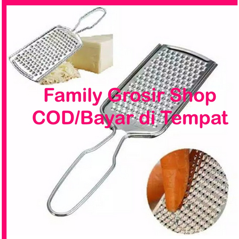 Parutan keju 3in1 Stainless Steel, Sayur, kentang, bawang dll