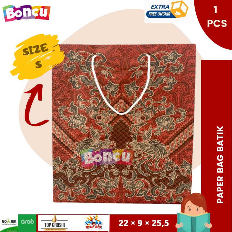 

Tas Batik / Paper bag Batik / Paper Bag Size S / paperbag lucu untuk kado / paperbag Batik Murah / papgerbag murah / paperbag grosir BEST SELLER