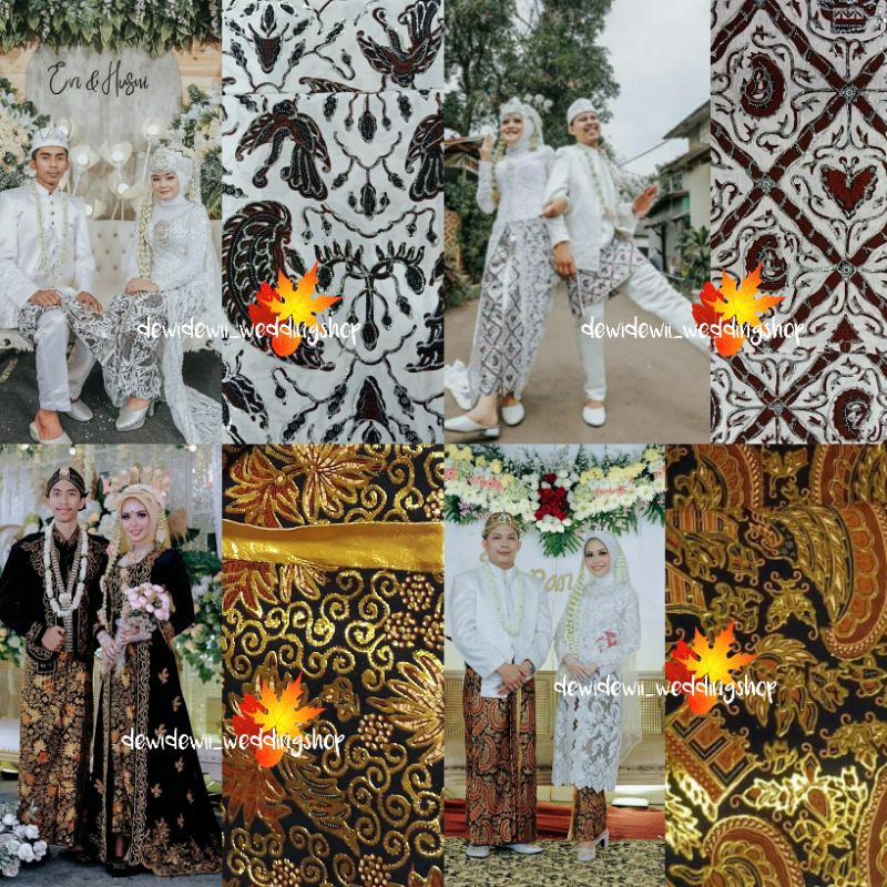 Jarik Pengantin Prada - Wiru Instan | Motif Banyak