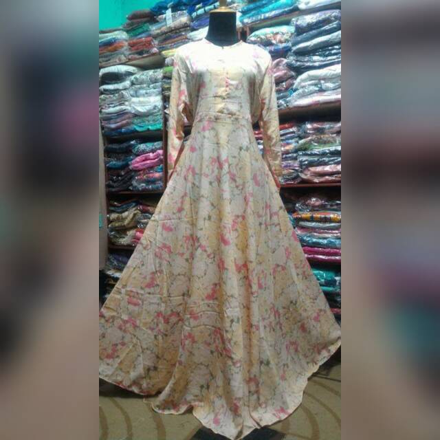 Gamis Zayra Peach (gamis saja)
