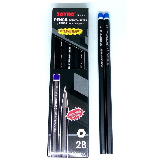 

Sale Pensil Joyko P-92 Black Wood 2B [Pack] Terlaris