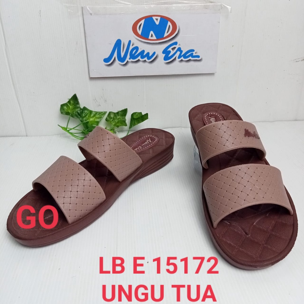 gos NEW ERA LBE 15172 sandal wanita slip on  sandal casual wanita 37-41
