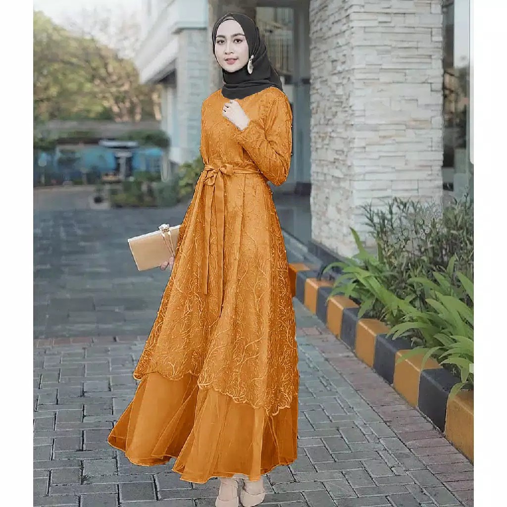 Jildan Dress MUSLIM BRUKAT 6 VARIAN TERLARIS