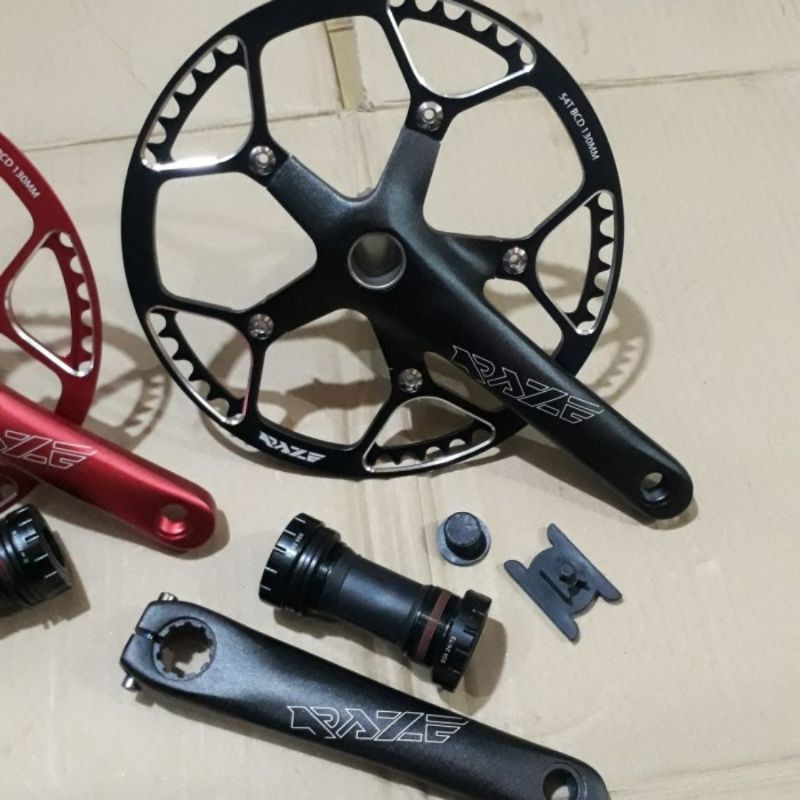 CRANKSET/CRANK SET RAZE PRO HOLLOWTECH 2 ALLOY 54T 170MM BCD 5 X 130MM