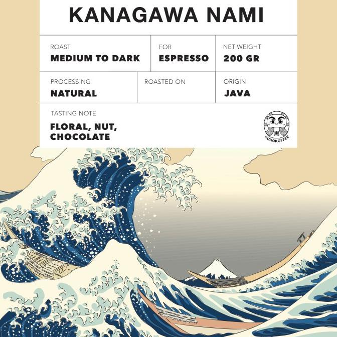 

[ COD ] Kanagawa Nami Coffee Beans for Espresso 200 gr / Biji Kopi Java SPECIAL Kode 28