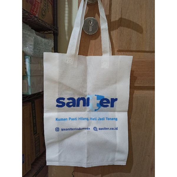 Totebag Putih Saniter