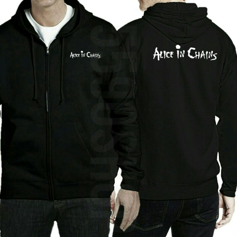 Hoodie Zipper Band Alice In Chains