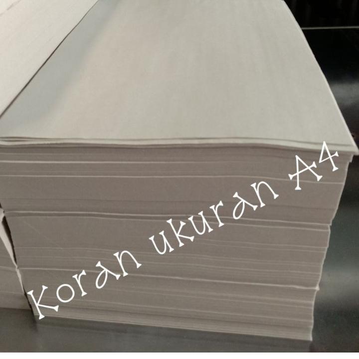 

Baru - Kertas koran ukuran A4 1 rim 500 lembar !