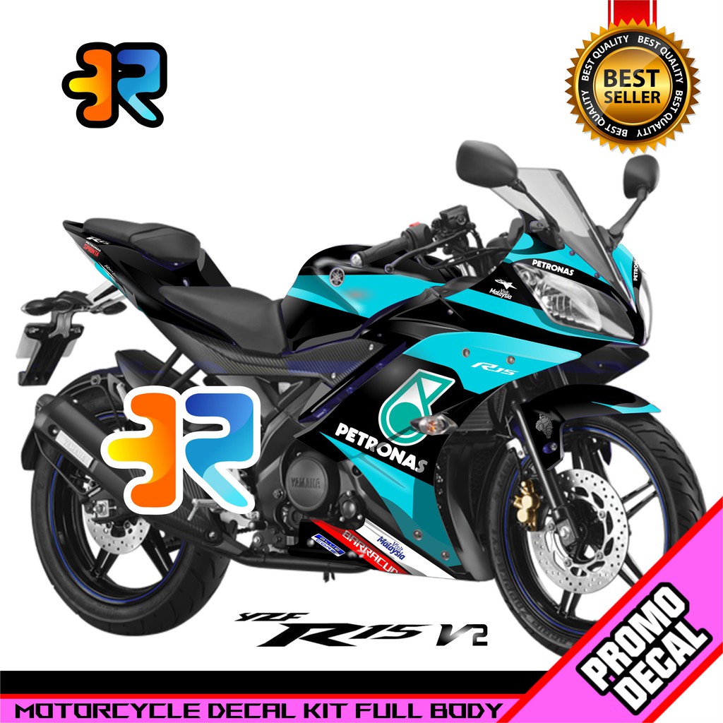 Decal Motor R15 V2 Desain Petronas Sticker Full Body