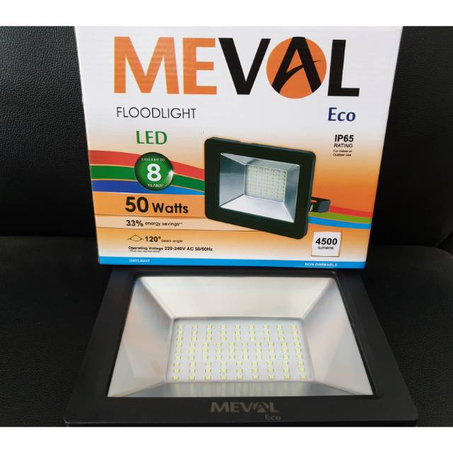 floodlight led sorot lampu meval 50w