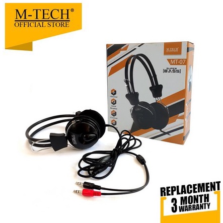 ITSTORE Headset Headphone Kabell AUX 3.5mm murah 450 m-tech genius garansi