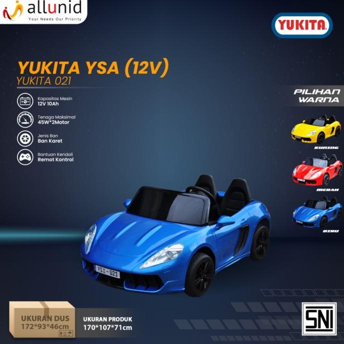 Yukita YSA-021 12 Volt Mobil Aki Mainan Anak