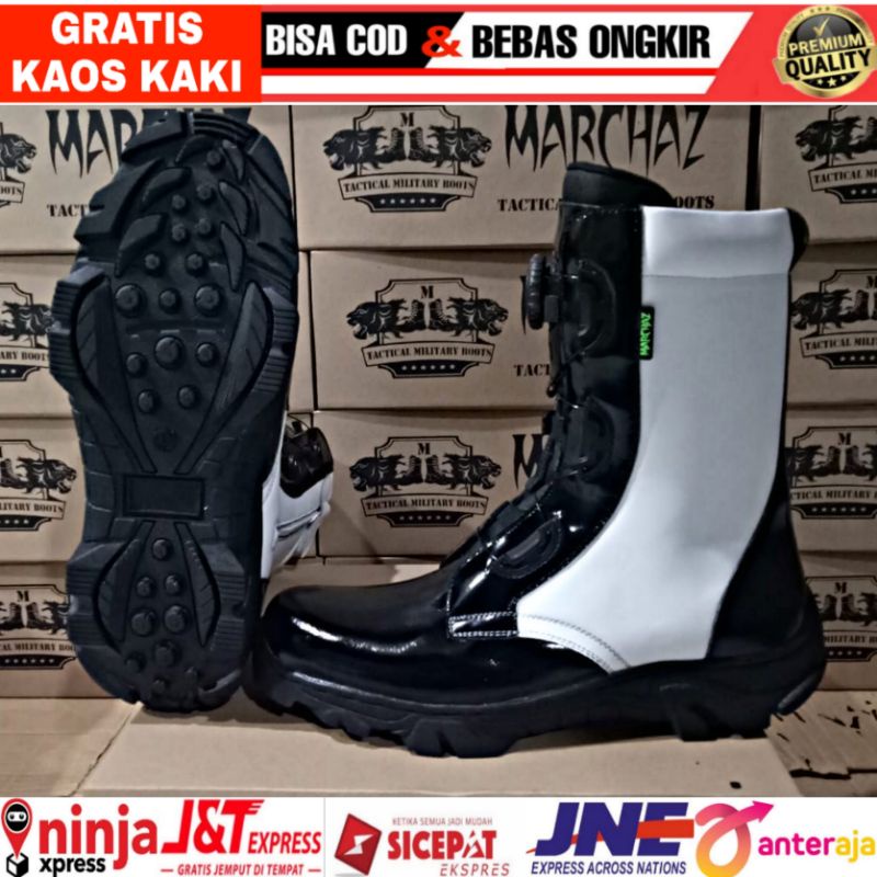 SEPATU PDL KULIT PROVOST TNI TYPE TAGANA MARCHAZ [original]