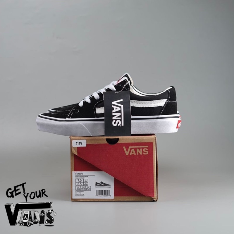 Vans SK8 Low Black White “ Original 100% Bnib