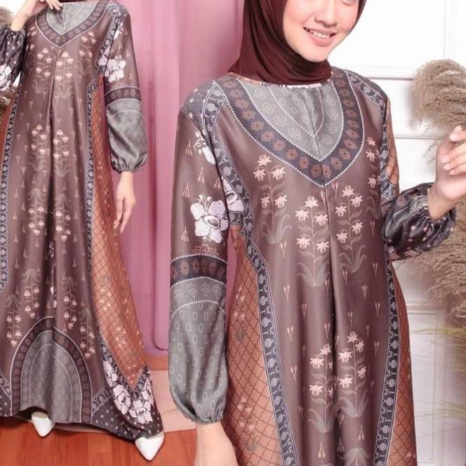 ֍ Gamis Ruffel Soft / Gamis Terbaru / Gamis Terkini / Grosir Gamis ℗