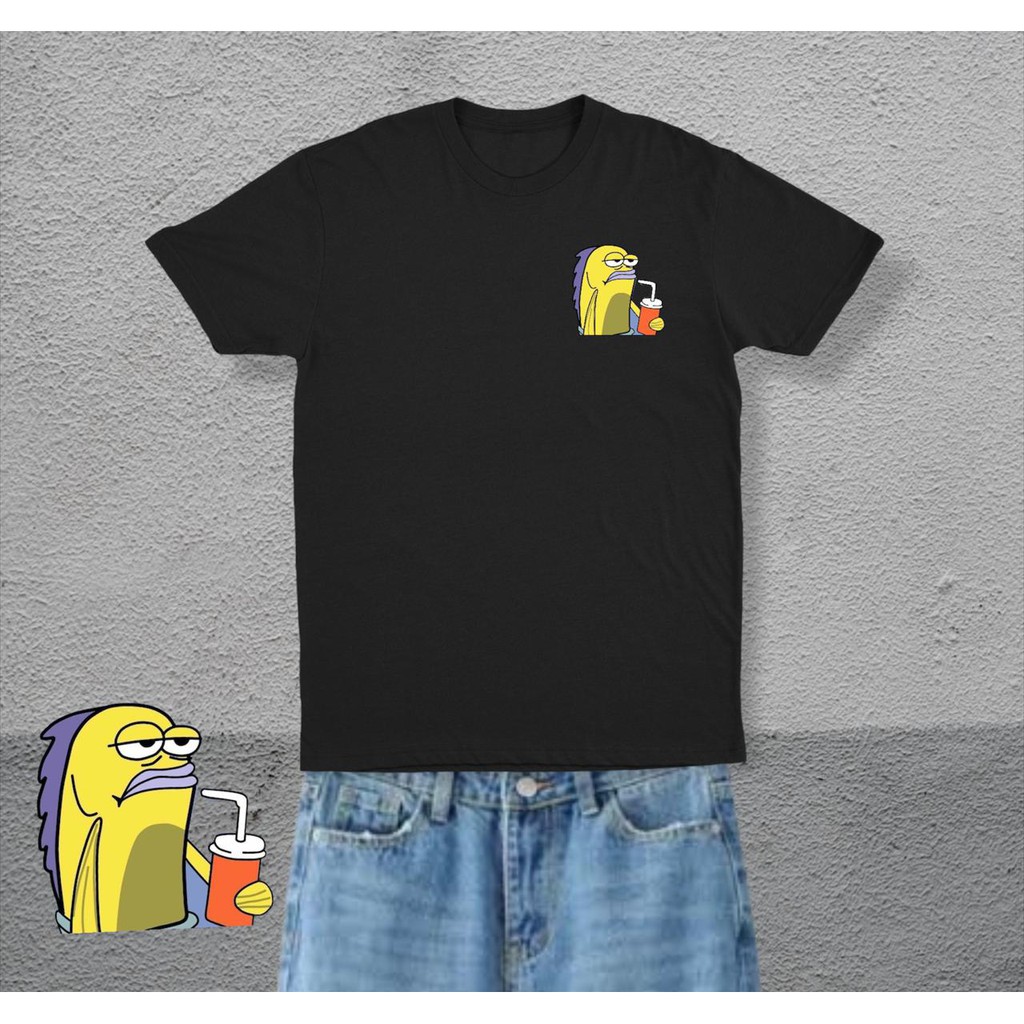 Paling Murah Kaos Baju Spongebob Ikan Cotton Combed Pria Wanita Distro Bandung MEaX6XHmG5Z7G