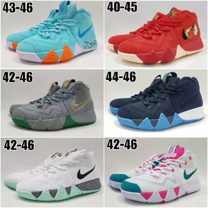 SALE Nike Kyrie Irving 4 Sepatu basket /Sepatu olahraga - Hitam 39