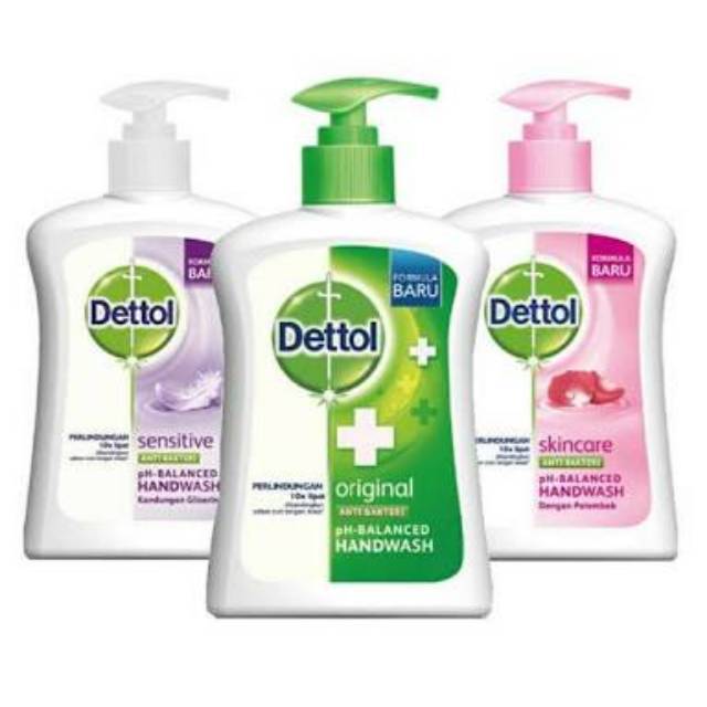 dettol hand wash refill 400ml/botol pump 250ml/botol 135ml