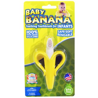 BABY BANANA Teether Training TOOTHBRUSH Sikat Gigi 