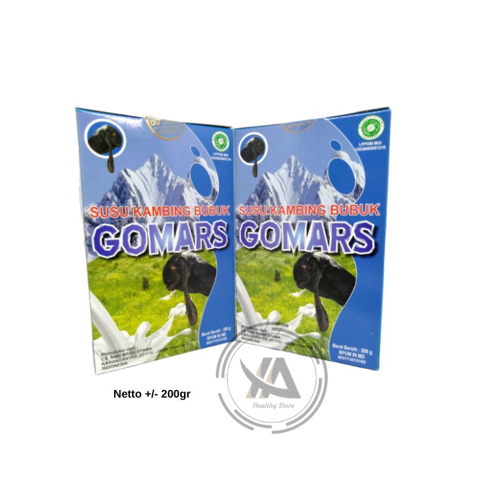 

Susu Kambing Etawa / Susu Kambing Bubuk GOMARS Ettawa Rasa Original 200gr #YA29