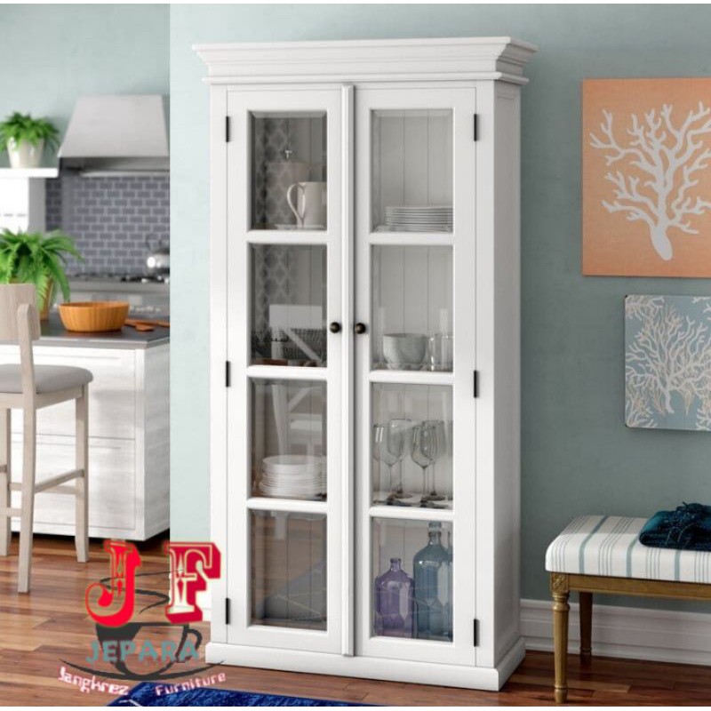 lemari hias minimalis duco