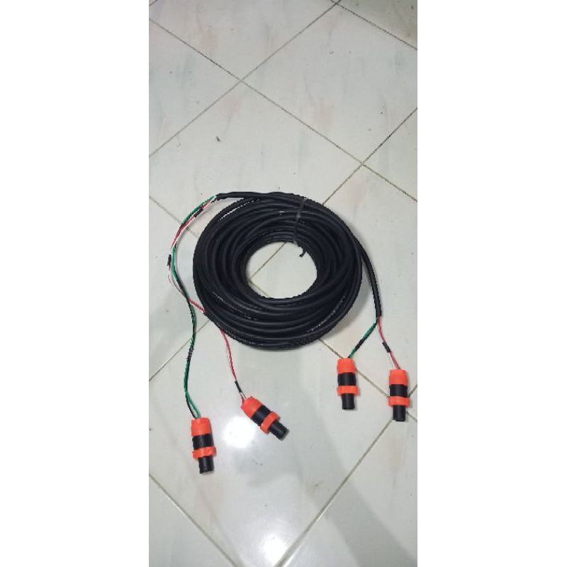 kabel speaker isi 4 panjang 20m