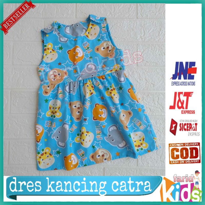 (COD)DRES ANAK/DRES KANCING/DRES KARAKTER (umur 1-5 tahun)