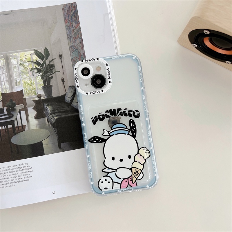 Casing Soft Case TPU Motif Anjing Pacha Untuk IPhone 14 13 11 Pro Max 8 7 Plus X XS XR