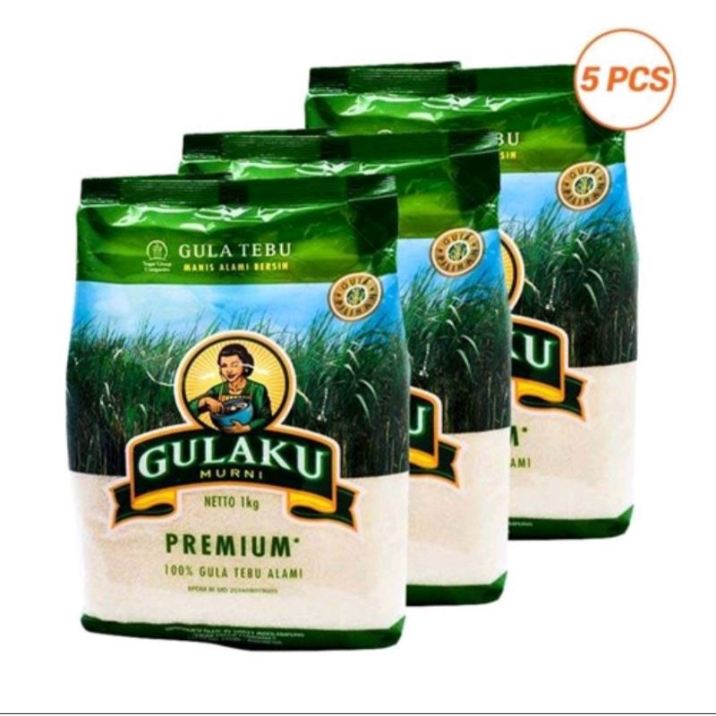 

Gulaku Hijau Gulaku Kuning 1kg Gula Premium