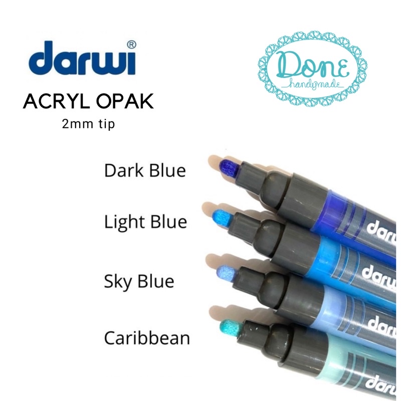 darwi marquer ACRYL opak acrylic pen alat lukis Cat lukis resin opak 3