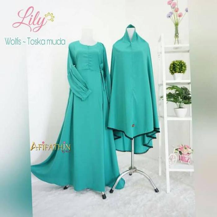 Terbaru Good afifathin Set Quality lily gamis