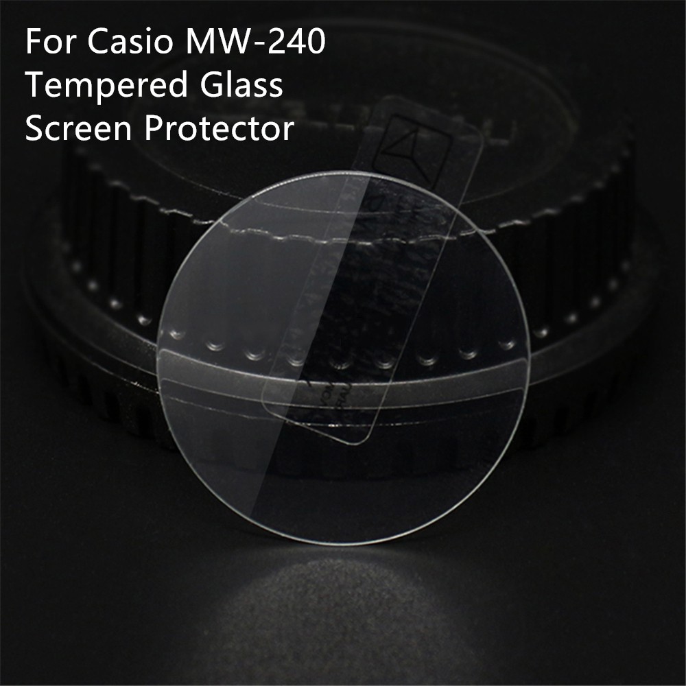 Pelindung Layar Tempered Glass 2.5d 9h Anti Gores / Ledakan Untuk Casio Mw-240