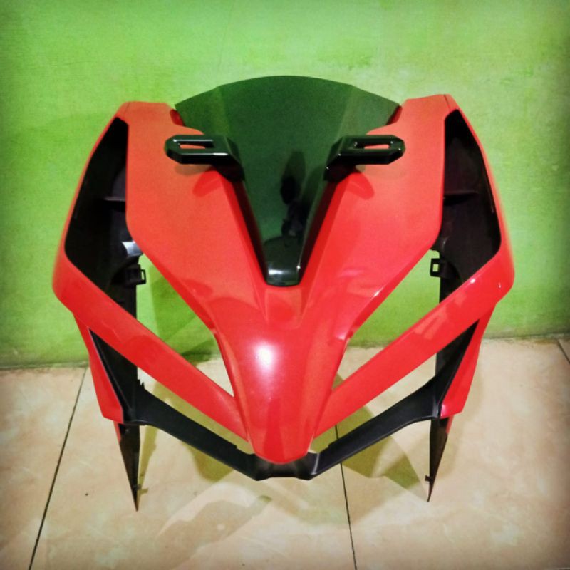 paketan full set Sayap Tameng Body depan vario 125 150 new k59 k60 2019 Merah Cabai/Ferarri