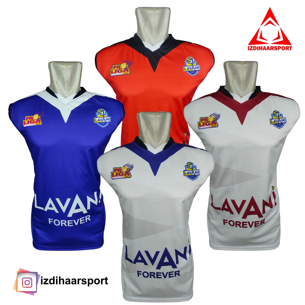 jersey voli proliga lavani kaos volley lapani poly jersi volly izdihaarsport